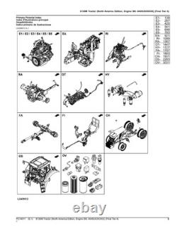 John Deere 6130m Tractor Parts Catalog Manual #1