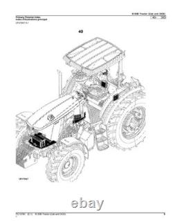 John Deere 6135b Tractor Parts Catalog Manual Pc13780