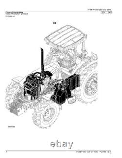 John Deere 6135b Tractor Parts Catalog Manual Pc13780