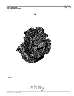John Deere 6135j Tractor Parts Catalog Manual Pc13321
