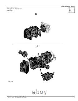 John Deere 6140j 6155j Tractor Parts Catalog Manual