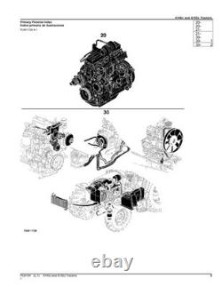 John Deere 6140j 6155j Tractor Parts Catalog Manual