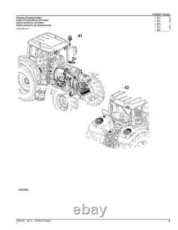 John Deere 6140jh Tractor Parts Catalog Manual
