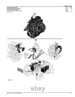 John Deere 6140jh Tractor Parts Catalog Manual