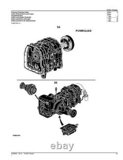 John Deere 6145j Tractor Parts Catalog Manual