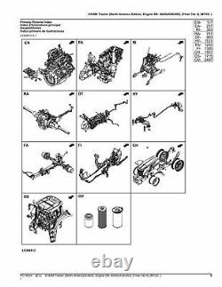 John Deere 6145m Tractor Parts Catalog Manual #3