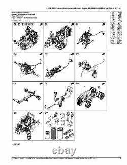 John Deere 6155m Tractor Parts Catalog Manual #2