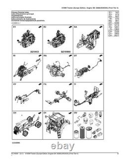 John Deere 6195m Tractor Parts Catalog Manual