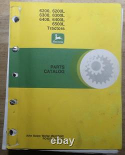 John Deere 6200 6300 6400 6200l 6300l 6400l 6500l Tractor Parts Manual Book