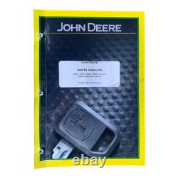 John Deere 6200 6300 6400 6500 Tractor Parts Catalog Manual Pc4252 +! Bonus
