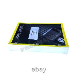 John Deere 6405 6605 Tractor Parts Catalog Manual +! Bonus