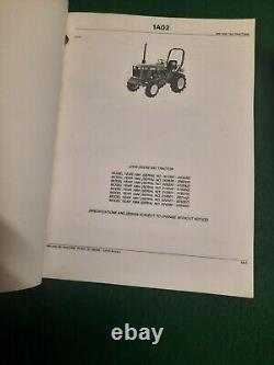 John Deere 650 750 Tractor Parts Catalog Manual PC 1873 Technical Manual TM1242