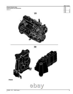 John Deere 6603 Tractor Parts Catalog Manual #2