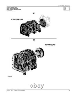 John Deere 6615 Tractor Parts Catalog Manual