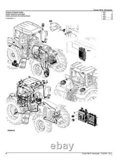 John Deere 6615 Tractor Parts Catalog Manual