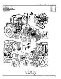 John Deere 6800 6900 Tractor Parts Catalog Manual