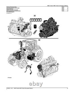 John Deere 6800 6900 Tractor Parts Catalog Manual