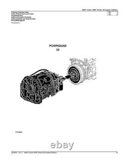 John Deere 6800 6900 Tractor Parts Catalog Manual