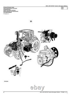 John Deere 6810 6910 6910s Tractor Parts Catalog Manual