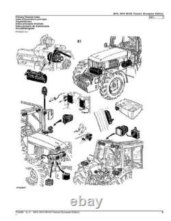 John Deere 6810 6910 6910s Tractor Parts Catalog Manual