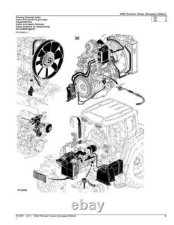 John Deere 6930 Tractor Parts Catalog Manual European Edition Pc4577