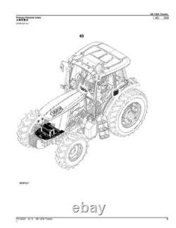 John Deere 6e-1204 Tractor Parts Catalog Manual