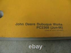 John Deere 710D Backhoe Loader Tractor TLB Parts Catalog Manual PC2368