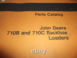 John Deere 710b 710c Backhoe Loader Tractor Parts Manual Book Catalog Pc-1845