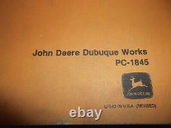 John Deere 710b 710c Backhoe Loader Tractor Parts Manual Book Catalog Pc-1845