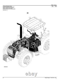 John Deere 7230j Tractor Parts Catalog Manual