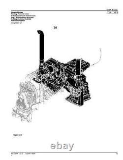 John Deere 7230r Tractor Parts Catalog Manual #1