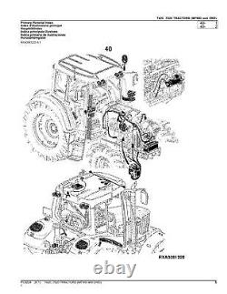John Deere 7420 7520 Tractor Parts Catalog Manual