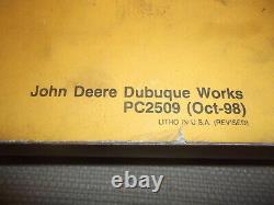John Deere 750c 850c Crawler Tractor Dozer Parts Manual Book Catalog Pc2509