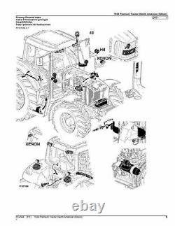 John Deere 7530 Tractor Parts Catalog Manual #2