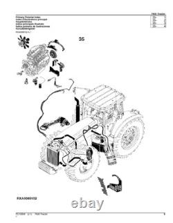 John Deere 7630 Tractor Parts Catalog Manual