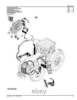 John Deere 7630 Tractor Parts Catalog Manual