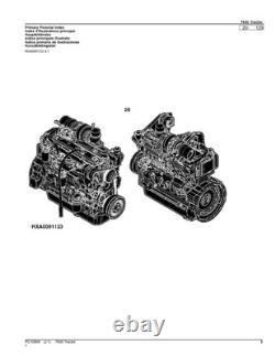 John Deere 7630 Tractor Parts Catalog Manual