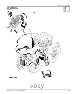 John Deere 7815 Tractor Parts Catalog Manual