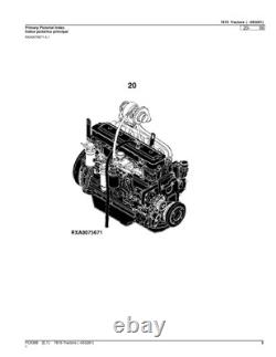 John Deere 7815 Tractor Parts Catalog Manual
