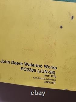 John Deere 8100 8200 8300 8400 Parts Catalog PC2389 Technical Manual TM1575