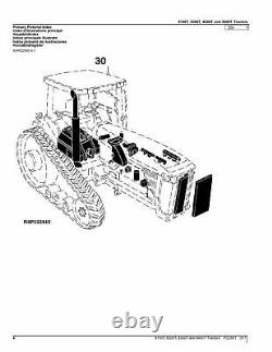 John Deere 8100t 8200t 8300t 8400t Tractor Parts Catalog Manual