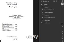 John Deere 8410 Tractor Manual Owner Service Test Engine Parts Shop Pdf On Usb