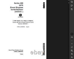John Deere 8410 Tractor Manual Owner Service Test Engine Parts Shop Pdf On Usb