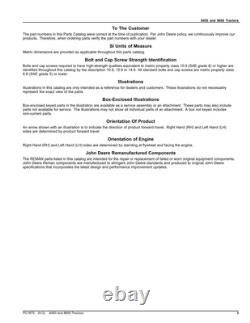 John Deere 8450 8650 Tractor Parts Catalog Manual