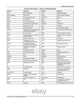 John Deere 8450 8650 Tractor Parts Catalog Manual