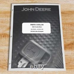 John Deere 850K Crawler Dozer Parts Catalog Manual PC10187