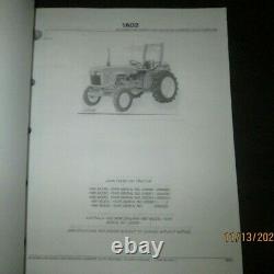 John Deere 850, 950 & 1050 Compact Tractors Parts Manual Catalog Book Original