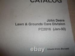 John Deere 850 950 1050 Tractor Parts Manual Book Catalog Pc-2016