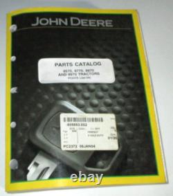 John Deere 8570 8770 8870 8970 Tractor Parts Catalog Manual Book PC2372 JD OEM