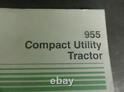 John Deere 955 Compact Utility Tractor Parts Catalog Manual PC2263